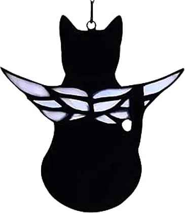 Angelic Cat Memorial Suncatcher