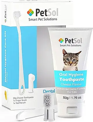 PetSol Dental Care Kit for Cats: Purr-fect Smile Every Day