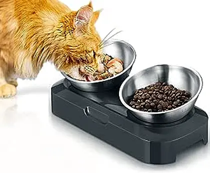 PewinGo Elevated Cat & Dog Bowl