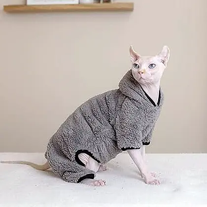 ZHIHAN Hairless Cat Autumn and Winter Warm Clothing