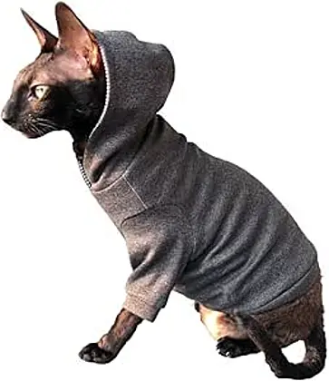 Sphynx Cat Dark Grey Hoodie: The Ultimate Cosy Attire