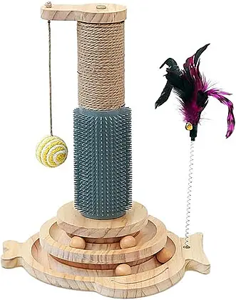 The Ultimate Playtime Companion: Marchul 5 in 1 Cat Toy Extravaganza