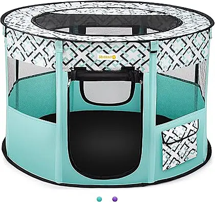 TASDISE Portable Puppy Playpen: Your Pet's Portable Palace