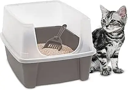 The Iris Ohyama Spill-Proof Cat Litter Box