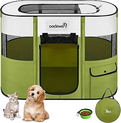 Pawaboo Portable Pet Playpen: A Compact Comfort Zone