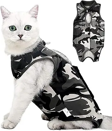 Cat Camo Recovery Suit: The Stylish Recovery Garb