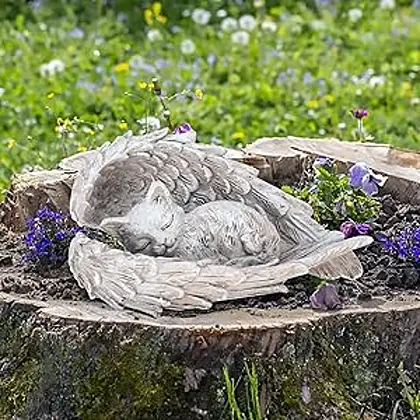 Angelic Pet Memorial Statue by Vehoukli