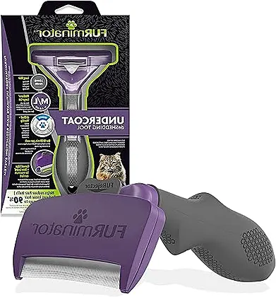 FURminator Undercoat deShedding Tool for Fluffy Felines