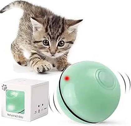 Enthralling DIWUJI Green LED Cat Toy Ball