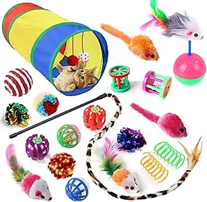 Wefine 20-Piece Cat Toy Extravaganza