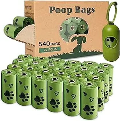 Yingdelai Biodegradable Dog Poo Bags with Dispenser