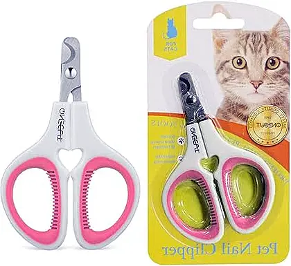 OneCut Pink Pet Nail Clippers for Small Pets