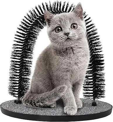 The Ultimate Feline Spa: Arch Cat Groomer and Scratcher