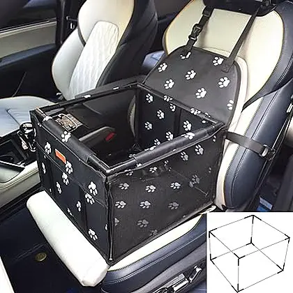 GoBuyer Paw-Print Waterproof Pet Car Seat