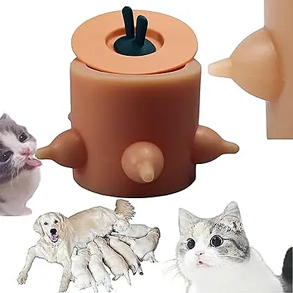 Silicone Puppy and Kitten Feeder: A Heartwarming Feeding Aid