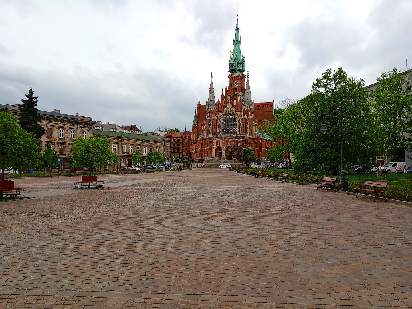 Podgórze Market Square in Kraków