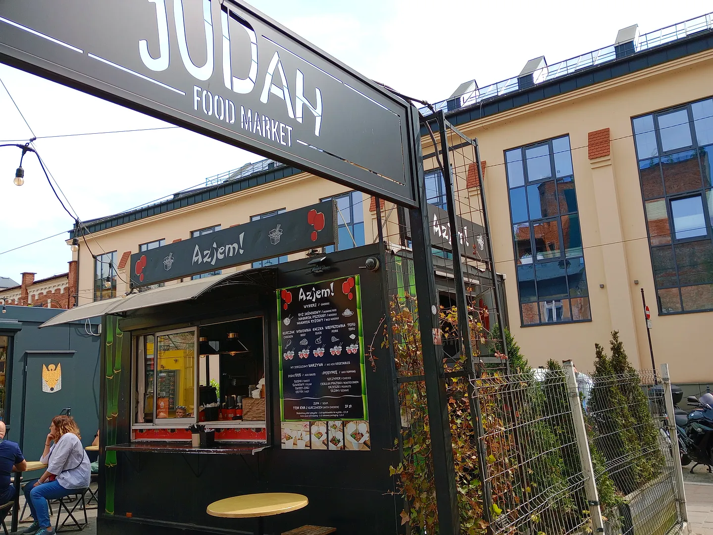 Azjem food truck in Judah Food Market 