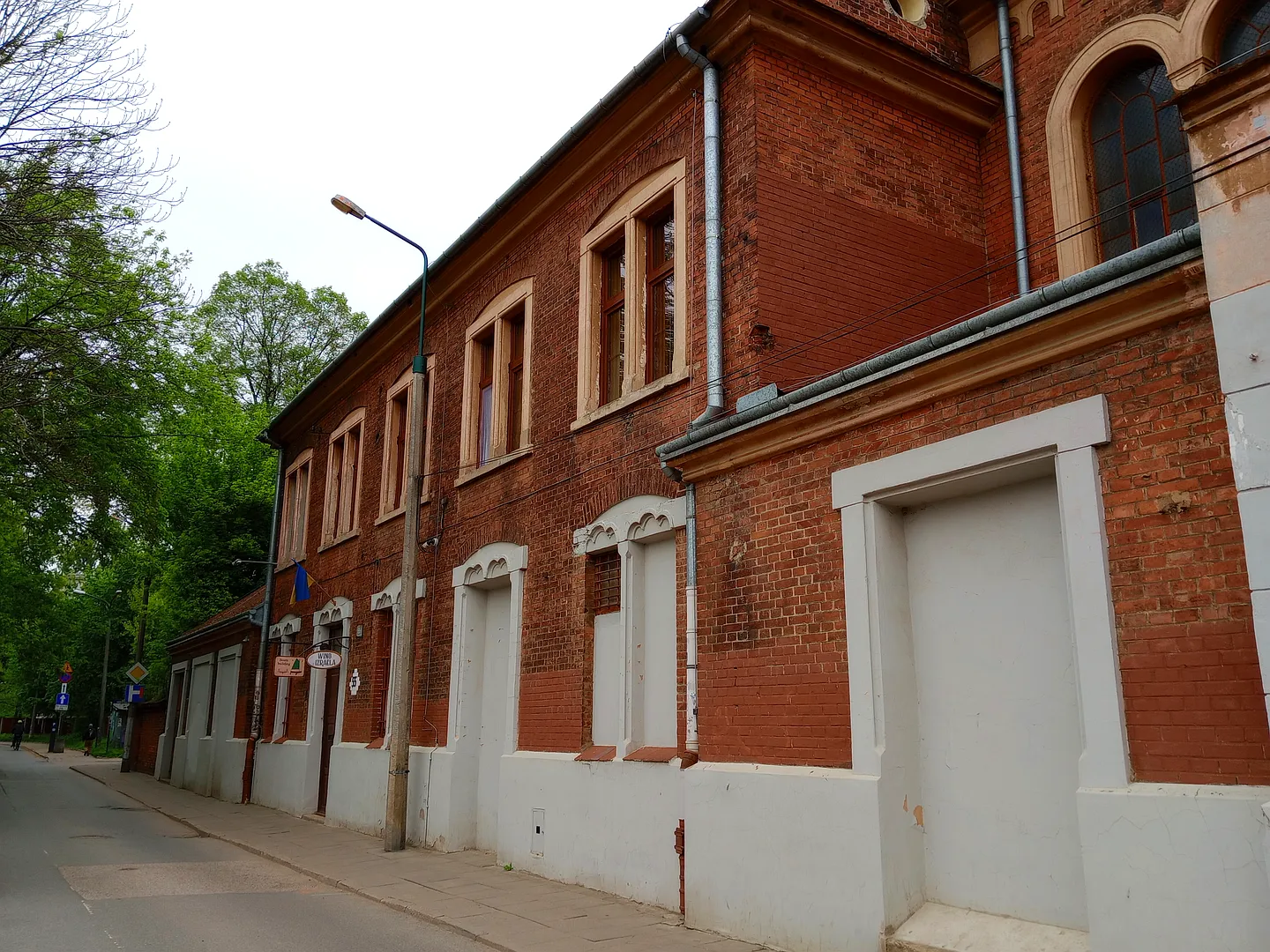 Cafe and book shop in the New Jewish Cemetery in Kraków