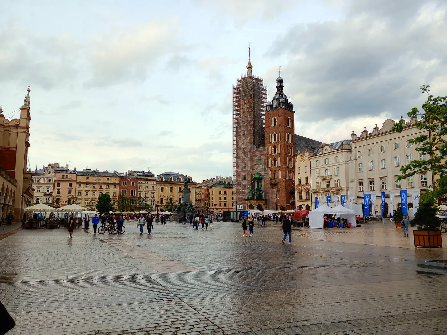 St. Mary Basilica in the Main Market Square in Kraków