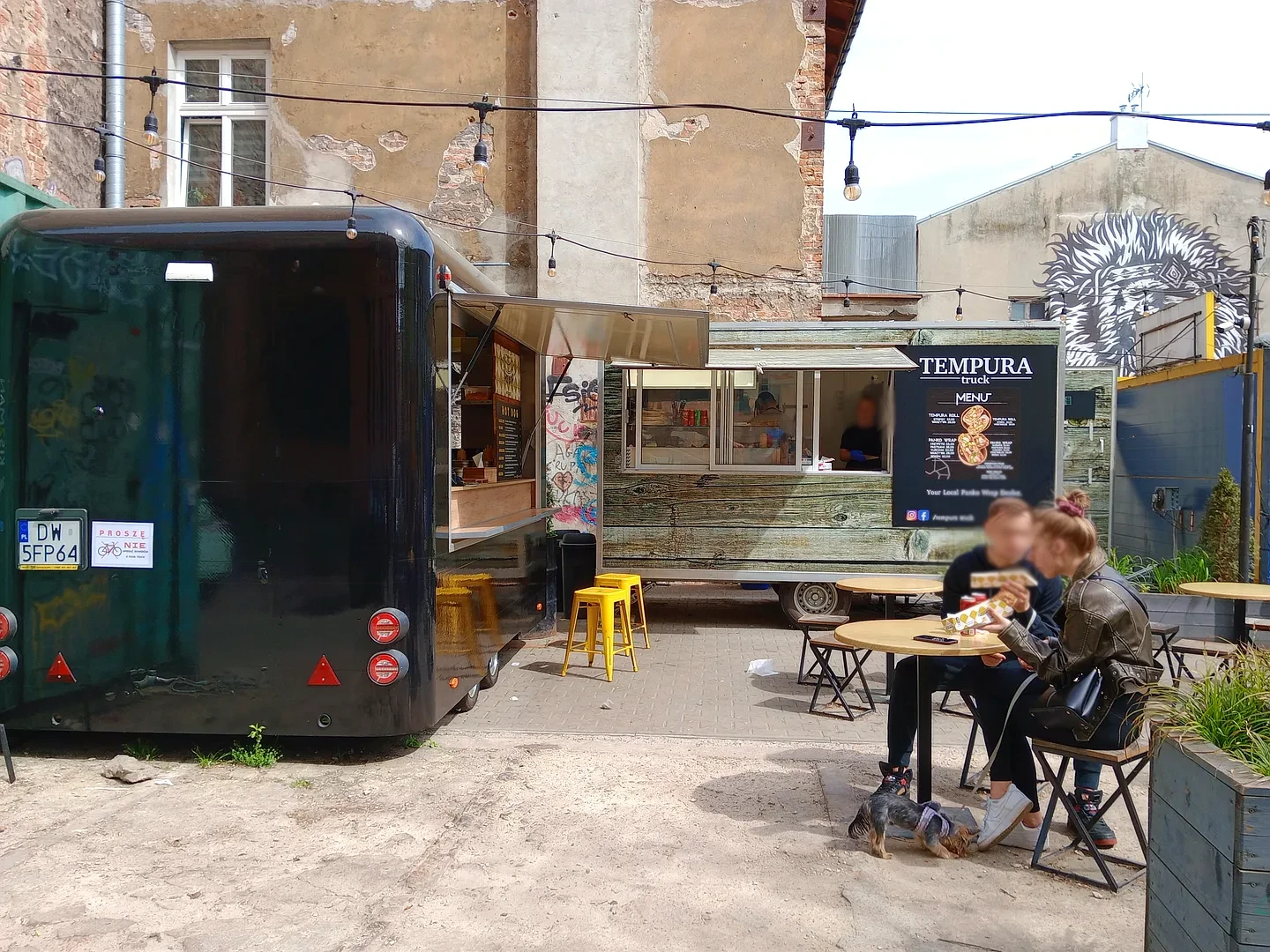 Tempura food truck in Judah Food Market